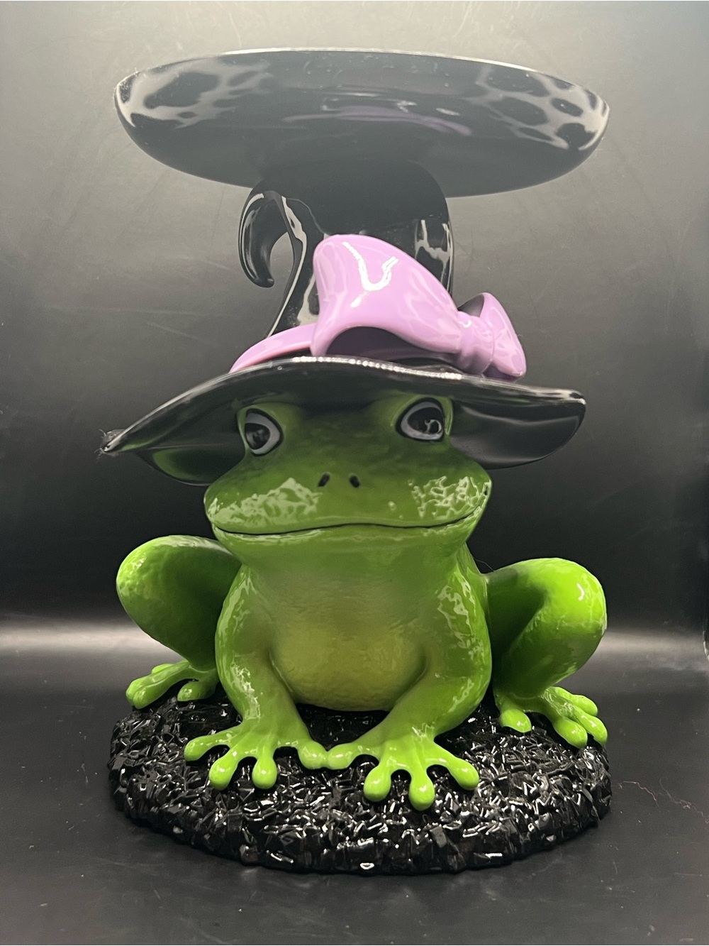Bath & Body Works Halloween Frog 3-Wick Candle Holder Pedestal